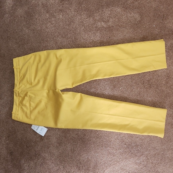 Yellow tapered ankle pants - Picture 5 of 5